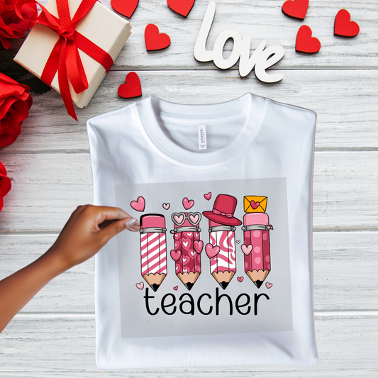 Teacher valentine Pencil